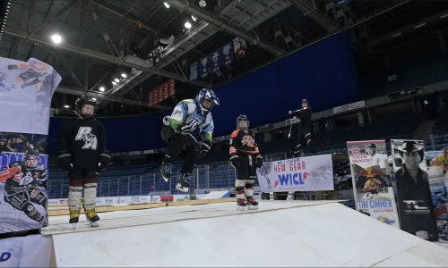 World-Class Ice Cross Competition Brings Global Thrill to Merlis Belsher Arena